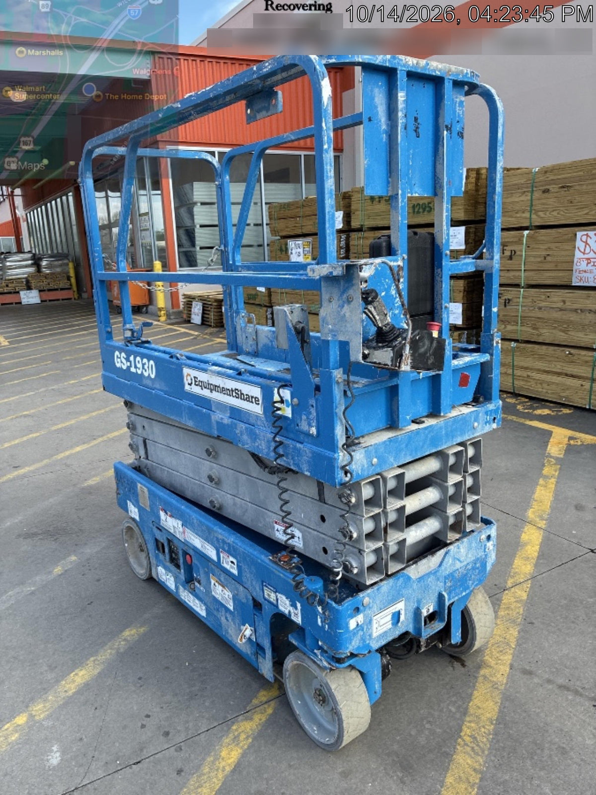 2019 Genie GS-1930 Fixed rails with chain Entry