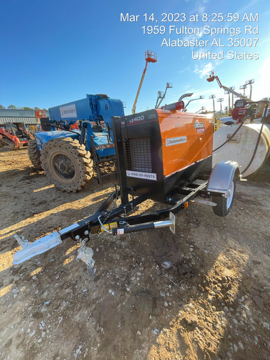 2022 Lincoln Electric LE400 Kubota V1505, Trlr, Cable Rack, Light Kit, ES Decals, T3