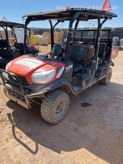 2022 Kubota RTV-X1140W-H Plastic Canopy, Windshield Acrylic Clear, LED Strobe Light, Wire Harness Kit, Back up Alarm