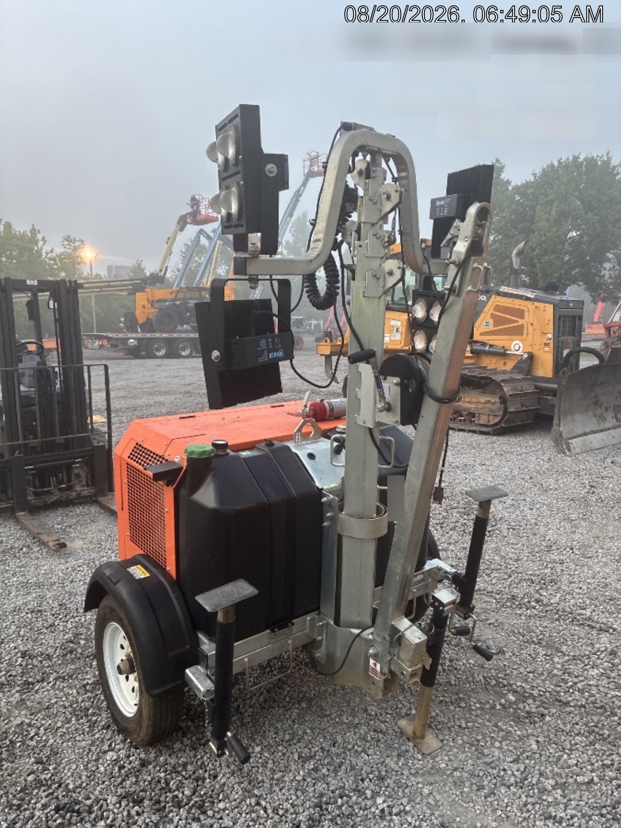2025 Wanco WLTT-4MM4K Diesel, Mitsubishi L2E, 9.0HP @1800 rpm, Deep Sea Controller, Shore Power Plug, Auto Start, (4) 350W LED Floodlights, 4kW Generator, 60 Gal Fuel Tank, 2" Ball, T3