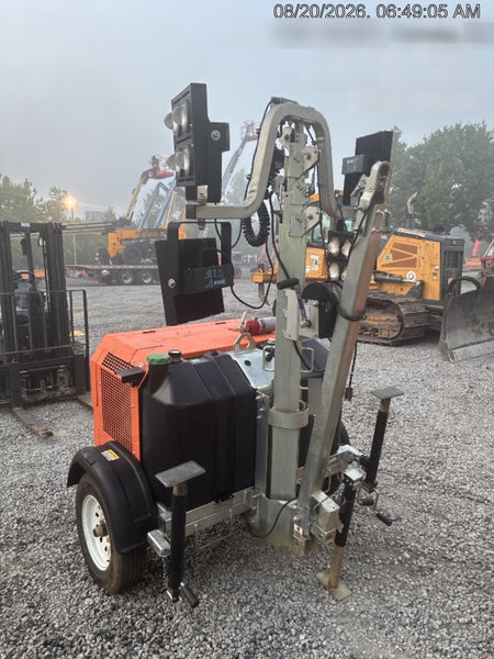 2025 Wanco WLTT-4MM4K Diesel, Mitsubishi L2E, 9.0HP @1800 rpm, Deep Sea Controller, Shore Power Plug, Auto Start, (4) 350W LED Floodlights, 4kW Generator, 60 Gal Fuel Tank, 2" Ball, T3