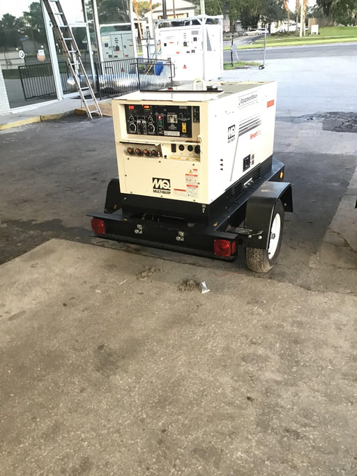 2020 Multiquip DLW400ESA4 400 amp Welder, 14kW, 120/240V, T4F Kubota, Trailer