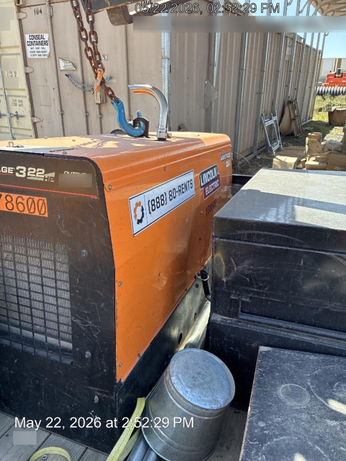 2021 Lincoln Electric Vantage 322 Vantage 322 Ready Pak 3 w/ Decals, ORANGE (includes trailer, cable rack, fender light kit) NO Telematics