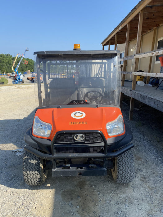 2020 Kubota RTV-X1140W-H 4WD utility cart -LED strobe -Windshield tempered glass -Plastic canopy -Wire harness kit -Backup alarm