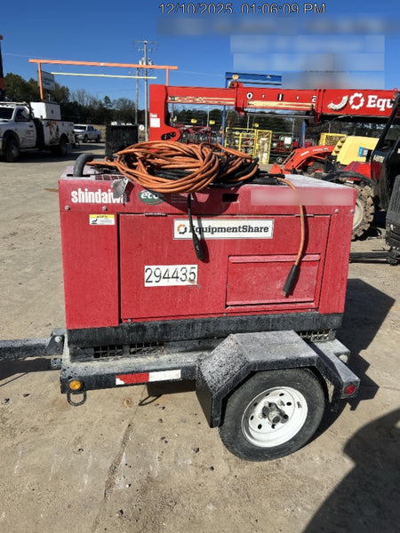 2023 Shindaiwa DGW400MDL Kubota D902 Engine, 23 HP, Dual Op Welder, Wire, Arc, Droop Stick, Tig, and CC Stick Functionality, Simulphase, 3 Phase and 1 Phase Gen Output, Single Axle NB Trlr, Slr Trckl Chrg 12V 12W, Fire Ext