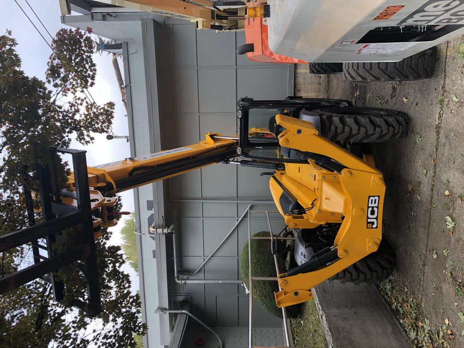 2020 JCB 510-56 Canopy, Solid Tires, Work Lights, Beacon, Aux Hydraulics, Back up Alarm, Lifting Eye, ES Decals