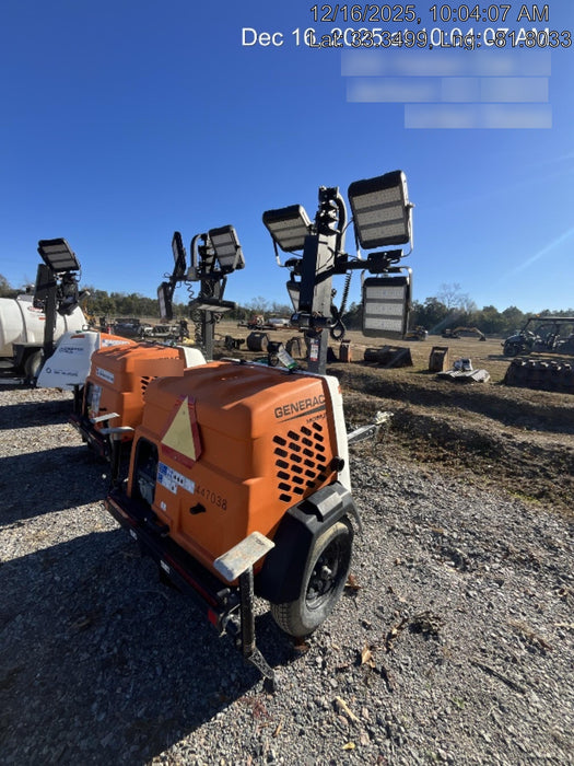 2024 Generac MLT6SKDS-STD4 ELEC WINCH Diesel, Electric Winch Mast, Powerzone Controller, (4) 320W LED Lights, 4kW Generator, 39.9 Gal Fuel Tank, 2" pintle, T3