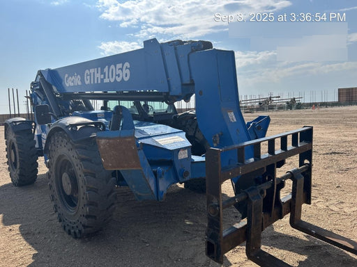 2018 Genie GTH-1056 Genie GTH-1056 w/Enclosed Cab w/HVAC, Work Lights, Solid Tires, Beacon, 60" Carriage and Forks