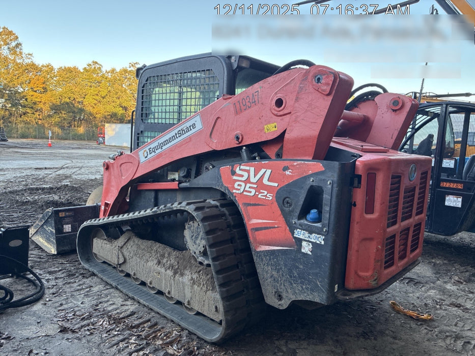 2020 Kubota SVL95-2SHC Cab, Rubber Tracks, Hydraulic Quick Coupler