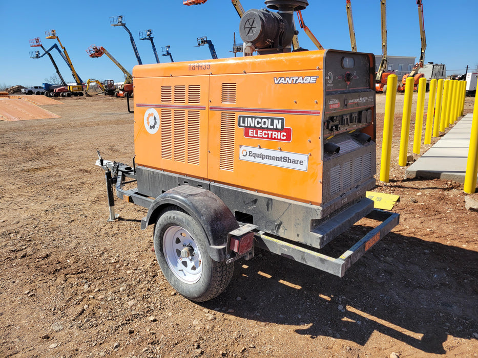2021 Lincoln Electric Vantage 549X Ready Pak 3, ORANGE (includes trailer, cable rack, fender light kit)