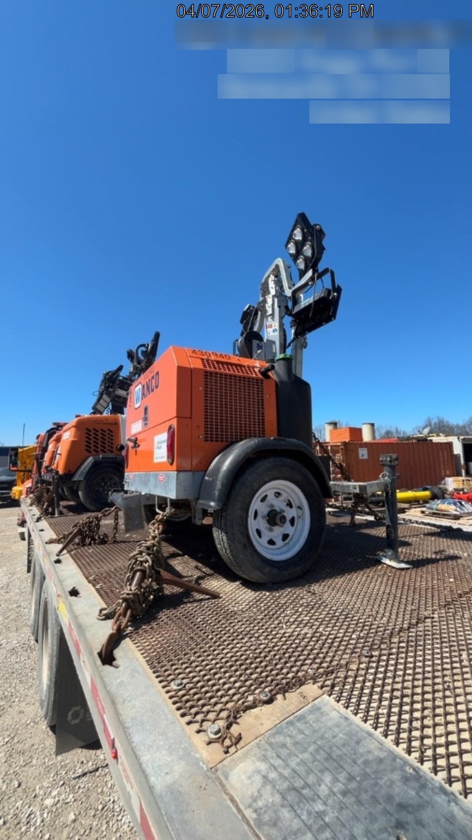 2024 Wanco WLTT-4MM4K Diesel, Deep Sea Controller, Shore Power Plug, Auto Start, (4) 350W LED Floodlights, 4kW Generator, 60 Gal Fuel Tank, 2" Ball, T3