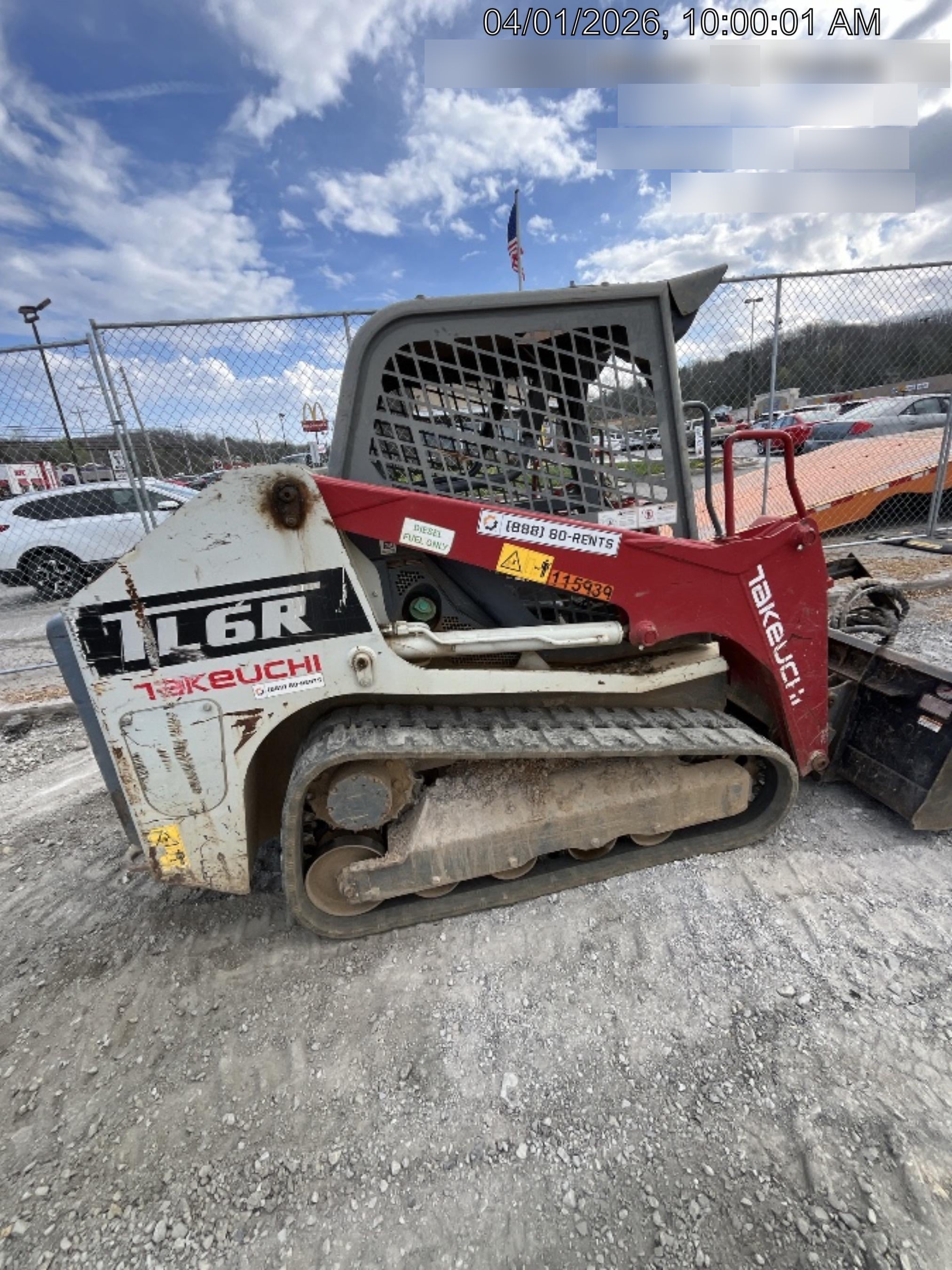 2020 Takeuchi TL6R Canopy, Manual QC