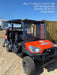 2022 Kubota RTV-X1140W-H Plastic Canopy, Windshield Acrylic Clear, LED Strobe Light, Wire Harness Kit, Back up Alarm