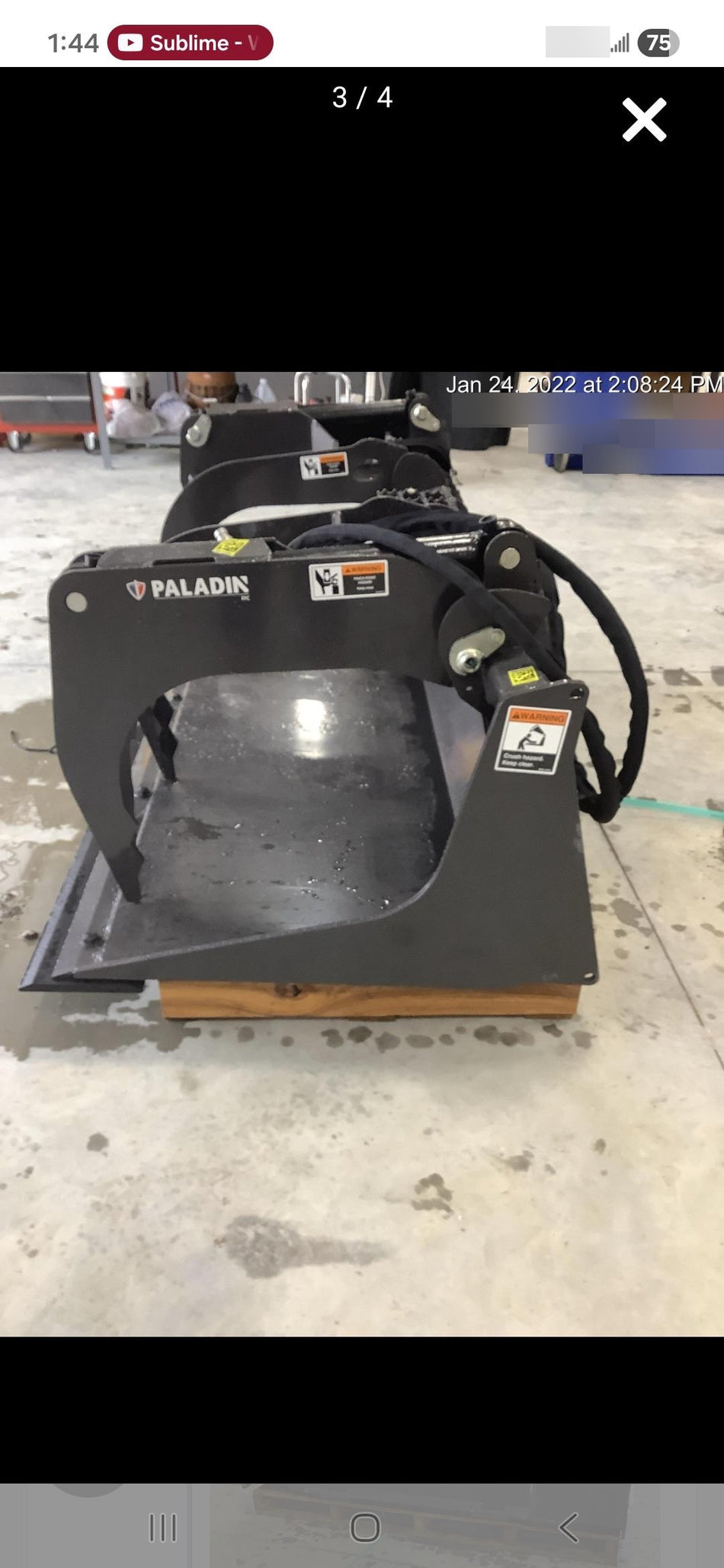 2021 PALADIN UTILITY GRAPPLE 11876-0022