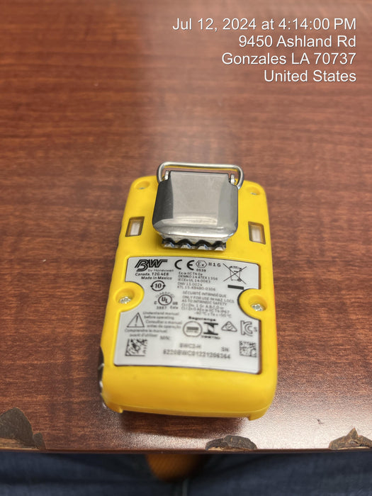 2022 BW TECHNOLOGIES BWC2-H