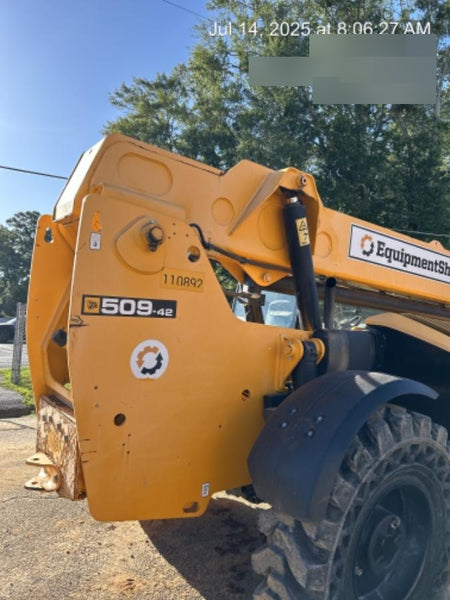 2020 JCB 509-42 Canopy, Solid Tires, Work Lights, Beacon, Aux Hydraulics, Back up Alarm, Lifting Eye, ES Decals