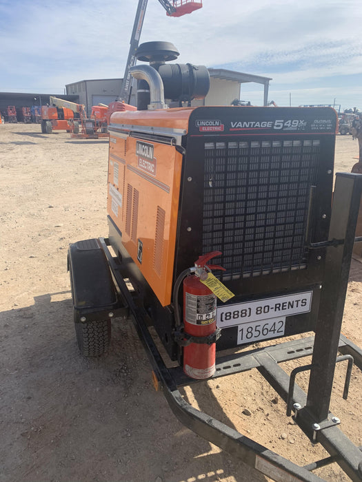 2021 Lincoln Electric Vantage 549X Ready Pak 3, ORANGE (includes trailer, cable rack, fender light kit)