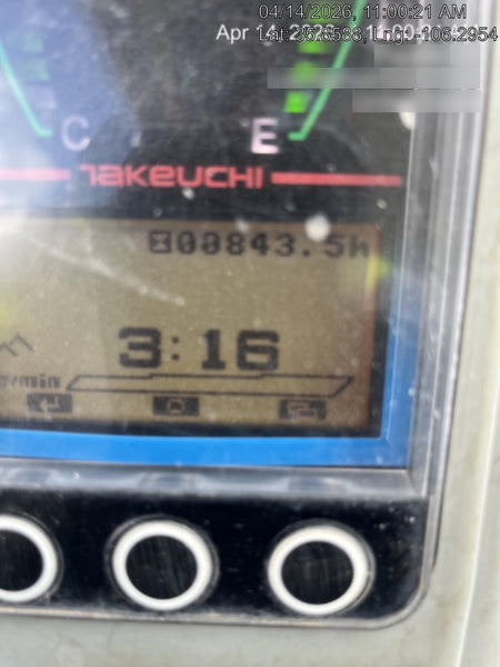 2023 TAKEUCHI TB250-2R