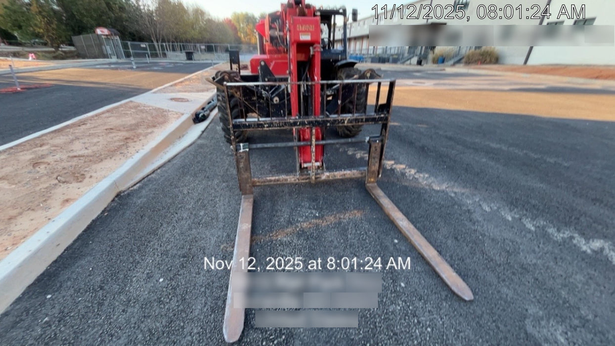 2020 Manitou MTA10055 Canopy, 120 HP, Solid Tires, Work Lights, Lift Hook, Auxiliary Hydraulics w/66" Carriage and 60" Forks