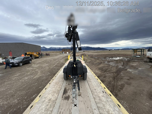 2021 Allmand NLV3GR (4) LED Light Fixture 350W, 23' Vertical Mast, 3kW Prime, Towable, Deep Sea L401, Leveling Jacks, Yanmar T4F 5.8hp