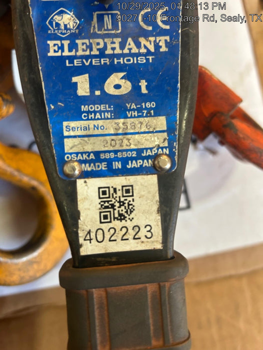 2024 ELEPHANT YA-160-20