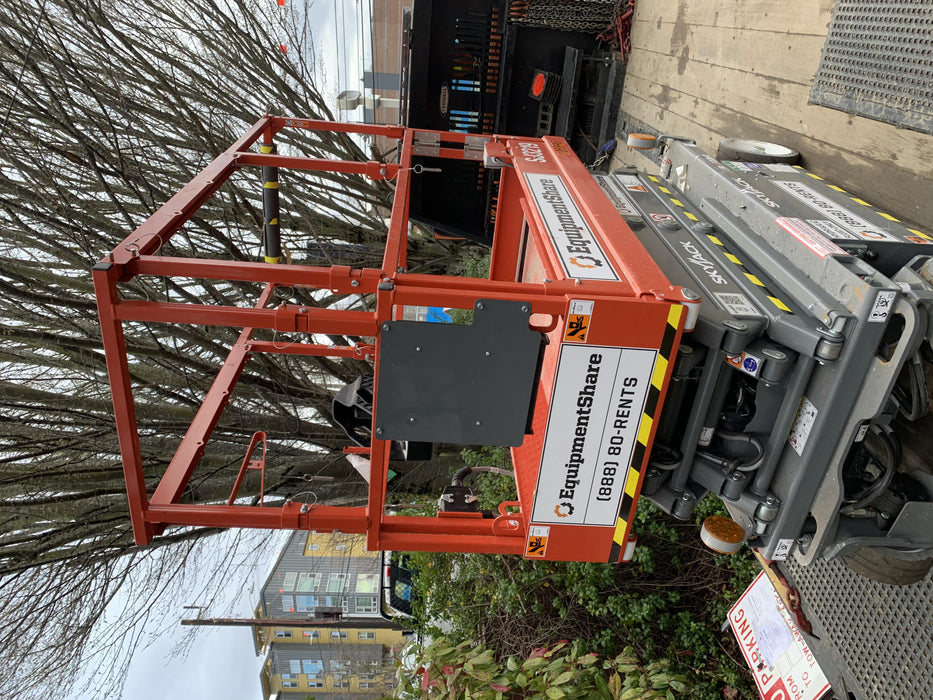 2020 Skyjack SJIII-3219 Solid NM Tires, Half height spring hinged entry gate, Dual Beacons, 800W Inverter