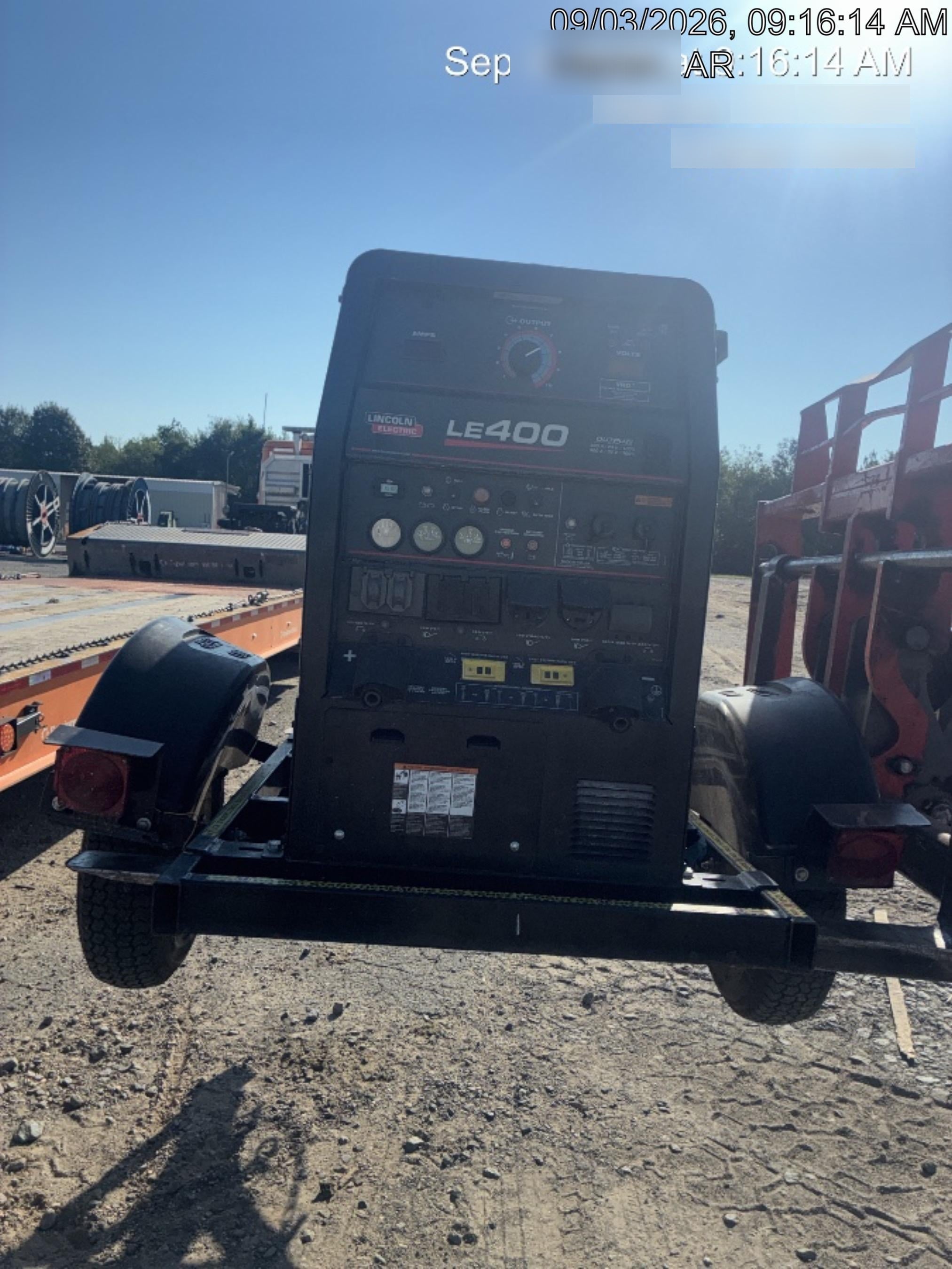2024 Lincoln Electric LE400 Kubota V1505, Trlr, Cable Rack, Light Kit, ES Decals, T3