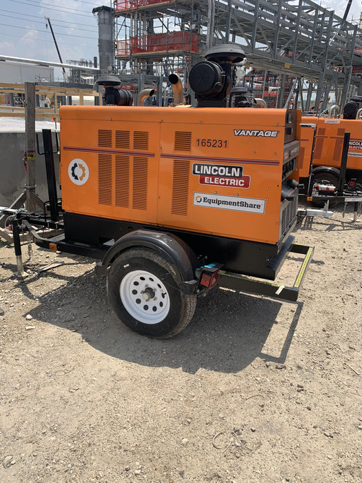 2021 Lincoln Electric Vantage 549X Ready Pak 3, ORANGE (includes trailer, cable rack, fender light kit)