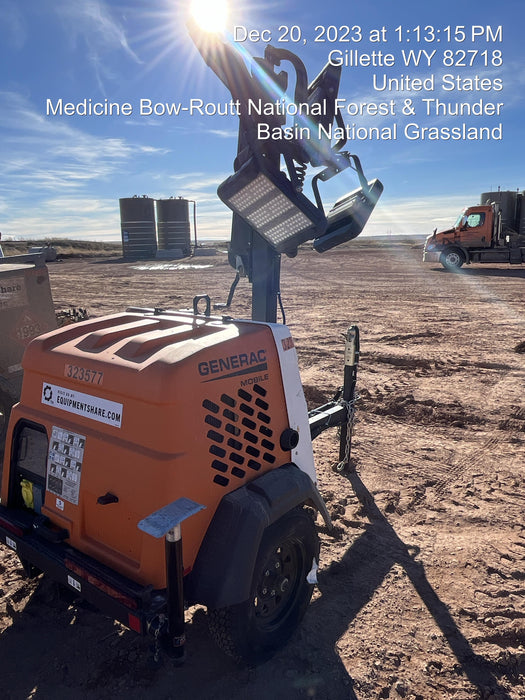 2023 Generac MLT2 Diesel, Flex Switch 120V Input, Powerzone Controller, (4) 320W LED Lights, 4kW Generator, 39.9 Gal Fuel Tank, 2" Ball, T3