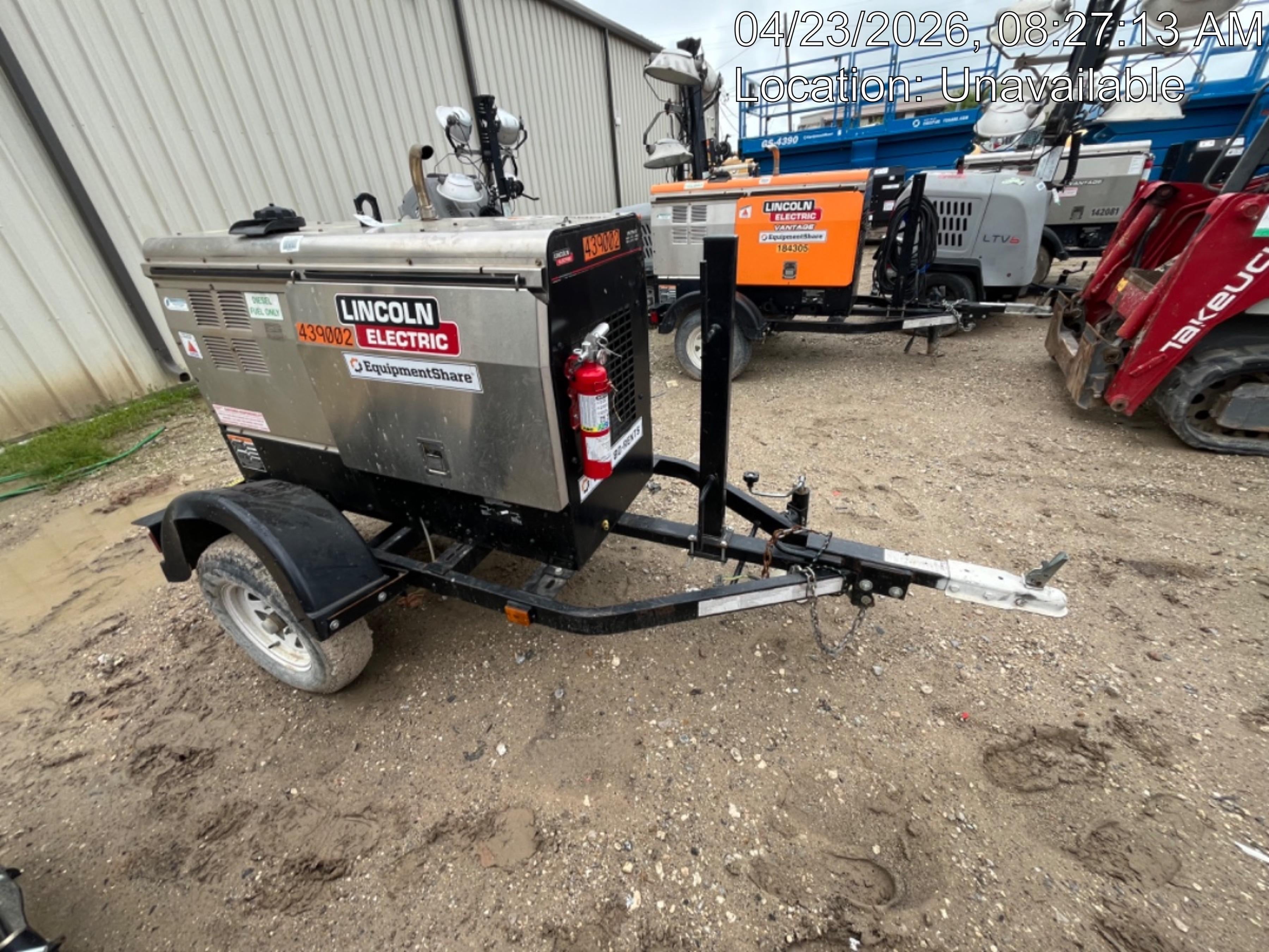 2024 Lincoln Electric LE400 Kubota V1505, Trlr, Cable Rack, Light Kit, ES Decals, T3