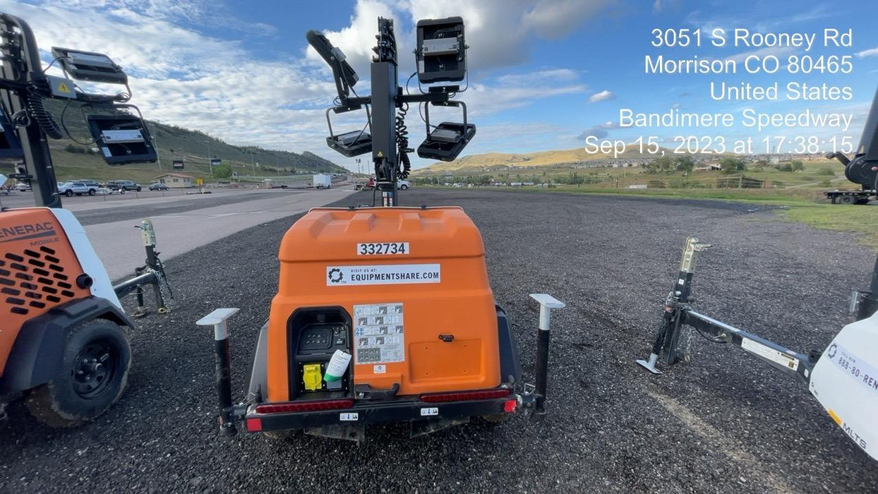 2023 Generac MLT2 Diesel, Flex Switch 120V Input, Powerzone Controller, (4) 320W LED Lights, 4kW Generator, 39.9 Gal Fuel Tank, 2" Ball, T3