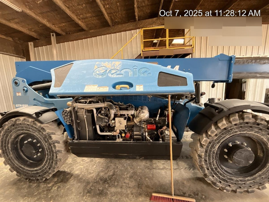 2018 Genie GTH-844 Genie GTH-844 w/Open ROPS, Solid Tires, beacon/work lights, 60" carriage/forks