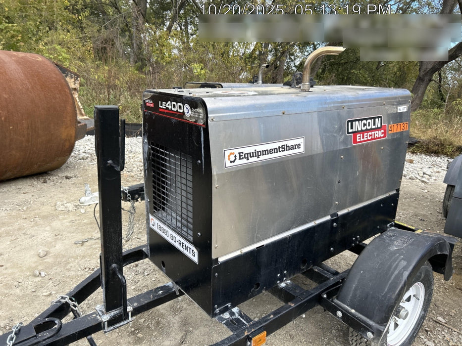 2024 Lincoln Electric LE400 Kubota V1505, Trlr, Cable Rack, Light Kit, ES Decals, T3