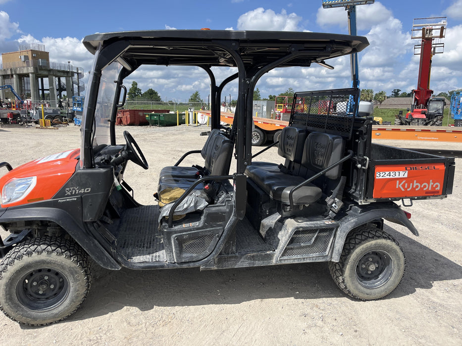 2023 Kubota RTV-X1140W-H 4WD, LED Strobe, Windshield Acrylic Clear, Plastic Canopy, Wire Harness Kit, Backup Alarm