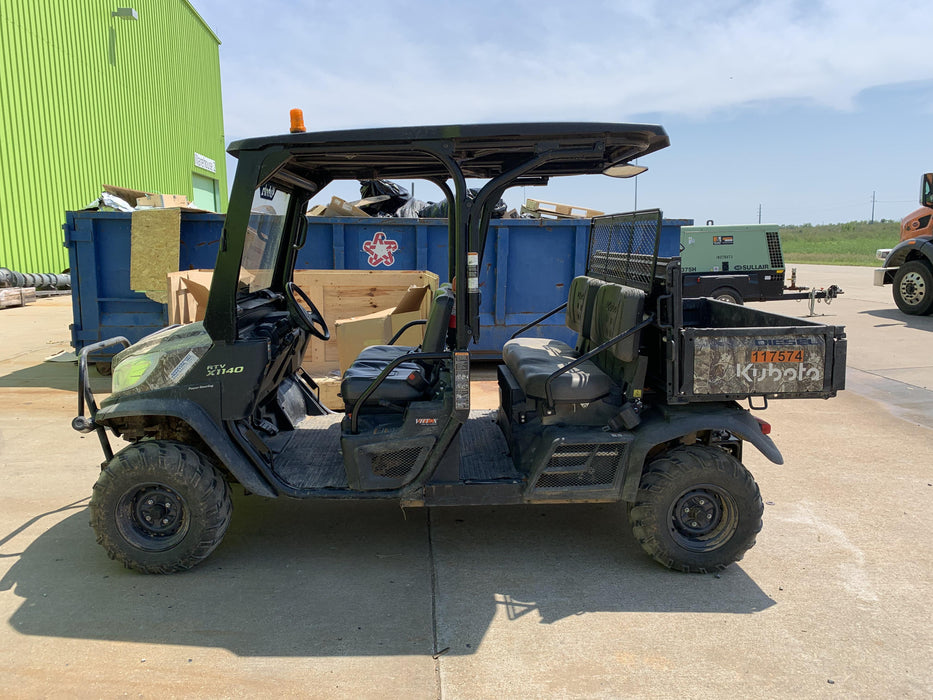 2020 Kubota RTV-X1140RL-A 4wd Utility Cart, Diesel, 4 Seat, LED Strobe, Windshield Polycarbonate HC, Plastic Canopy, Wire Harness Kit, Backup Alarm