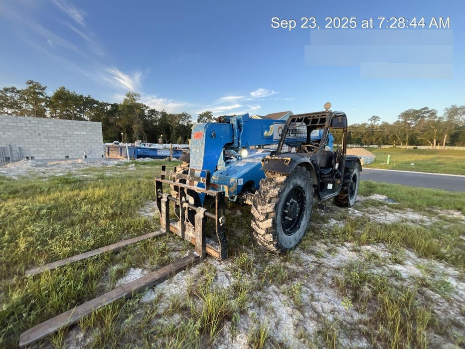 2019 Genie GTH-636 Canopy, Solid RT Tires, LED Work Lights, Beacon 60" QA Carriage, 48" Forks