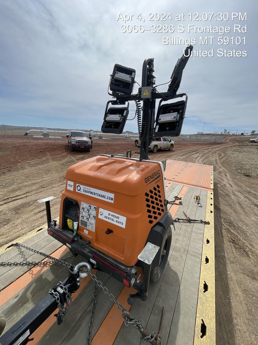 2023 Generac MLT2 Diesel, Flex Switch 120V Input, Powerzone Controller, (4) 320W LED Lights, 4kW Generator, 39.9 Gal Fuel Tank, 2" Ball, T3