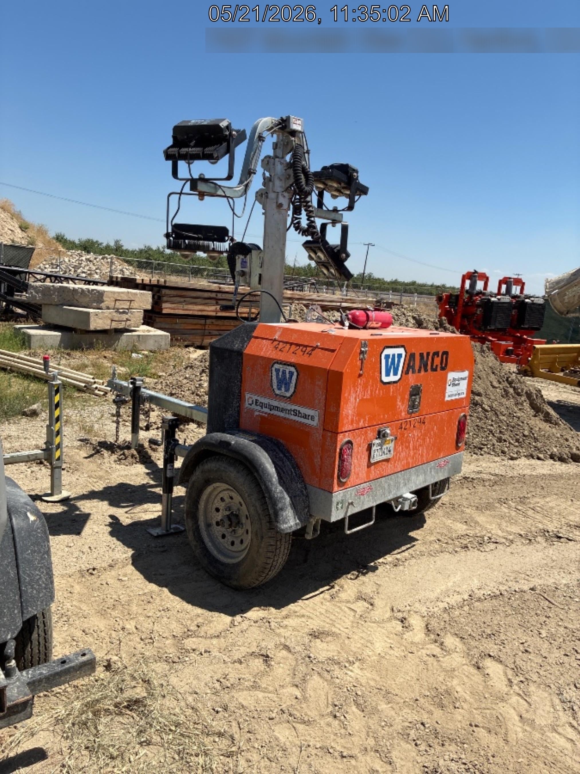 2024 Wanco WLTT-4MM4K Diesel, Deep Sea Controller, Shore Power Plug, Auto Start, (4) 350W LED Floodlights, 4kW Generator, 60 Gal Fuel Tank, 2" Ball, T3