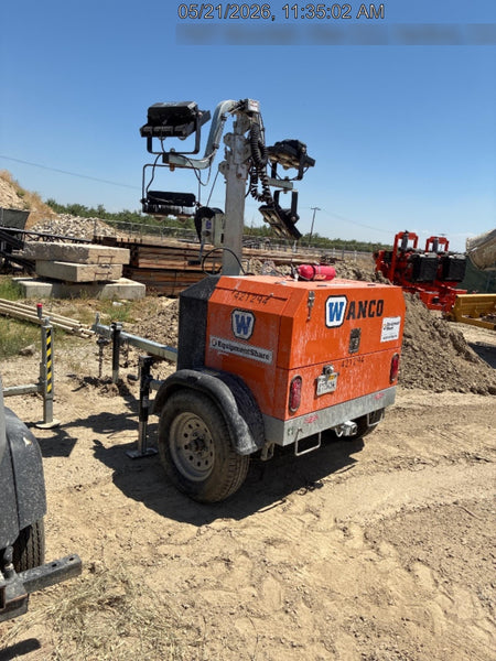 2024 Wanco WLTT-4MM4K Diesel, Deep Sea Controller, Shore Power Plug, Auto Start, (4) 350W LED Floodlights, 4kW Generator, 60 Gal Fuel Tank, 2" Ball, T3