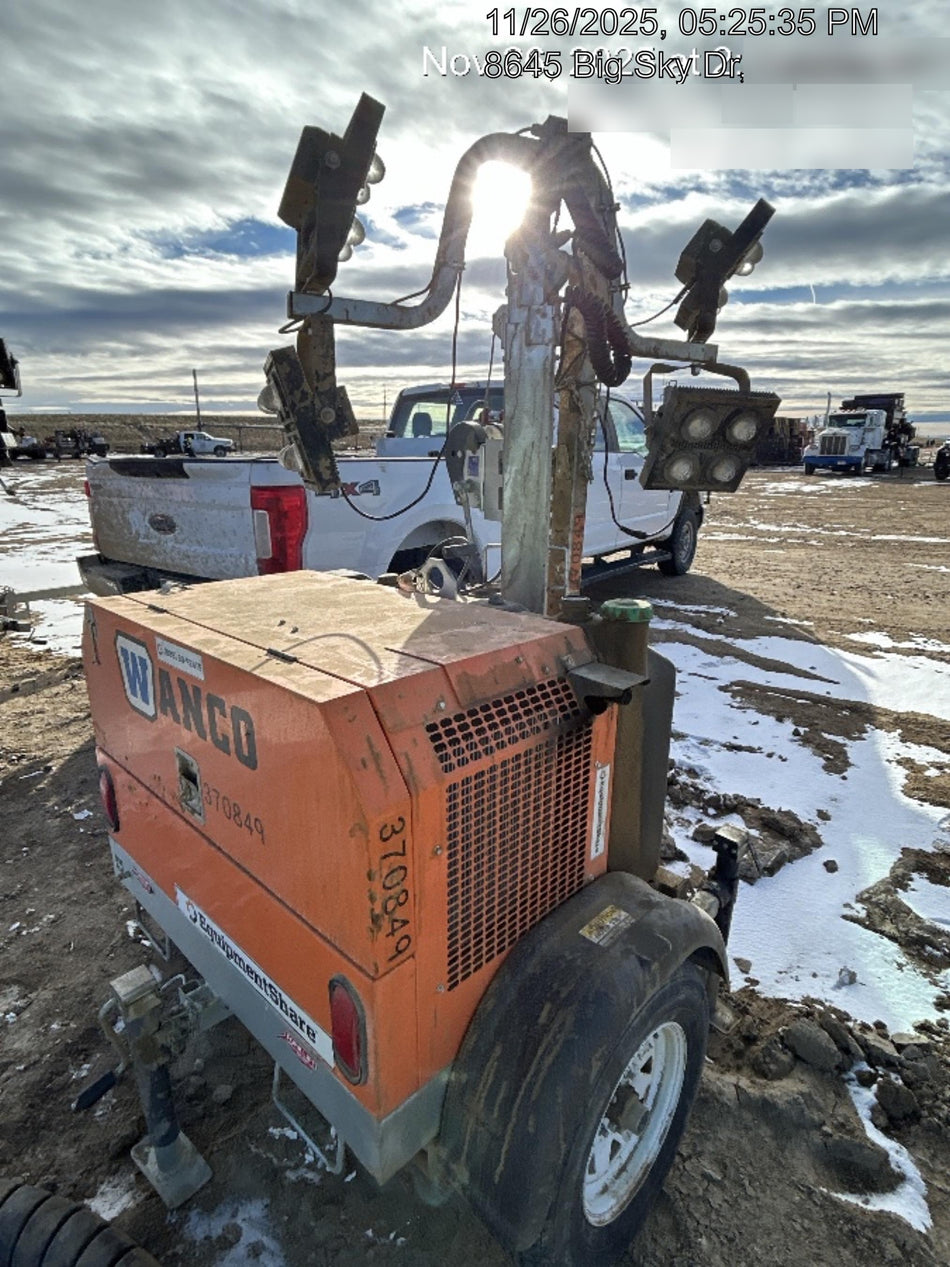 2023 Wanco WLTT-4MM4K Diesel, Deep Sea Controller, Shore Power Plug, Auto Start, (4) 350W LED Floodlights, 4kW Generator, 60 Gal Fuel Tank, 2" Ball, T3