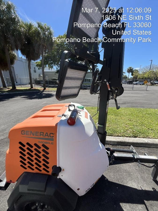 2025 Generac MLTS-4 Diesel, Mitsubishi L2E, 7.1 hp @1800 rpm, Flex Switch 120V Input, Powerzone Controller, (4) 320W LED Lights, 4kW Generator, 39.9 Gal Fuel Tank, 2" Ball, T3, ES Decals