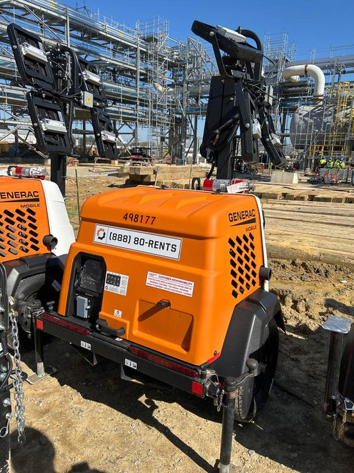 2025 Generac MLTS-4 Diesel, Mitsubishi L2E, 7.1 hp @1800 rpm, Flex Switch 120V Input, Powerzone Controller, (4) 320W LED Lights, 4kW Generator, 39.9 Gal Fuel Tank, 2" Ball