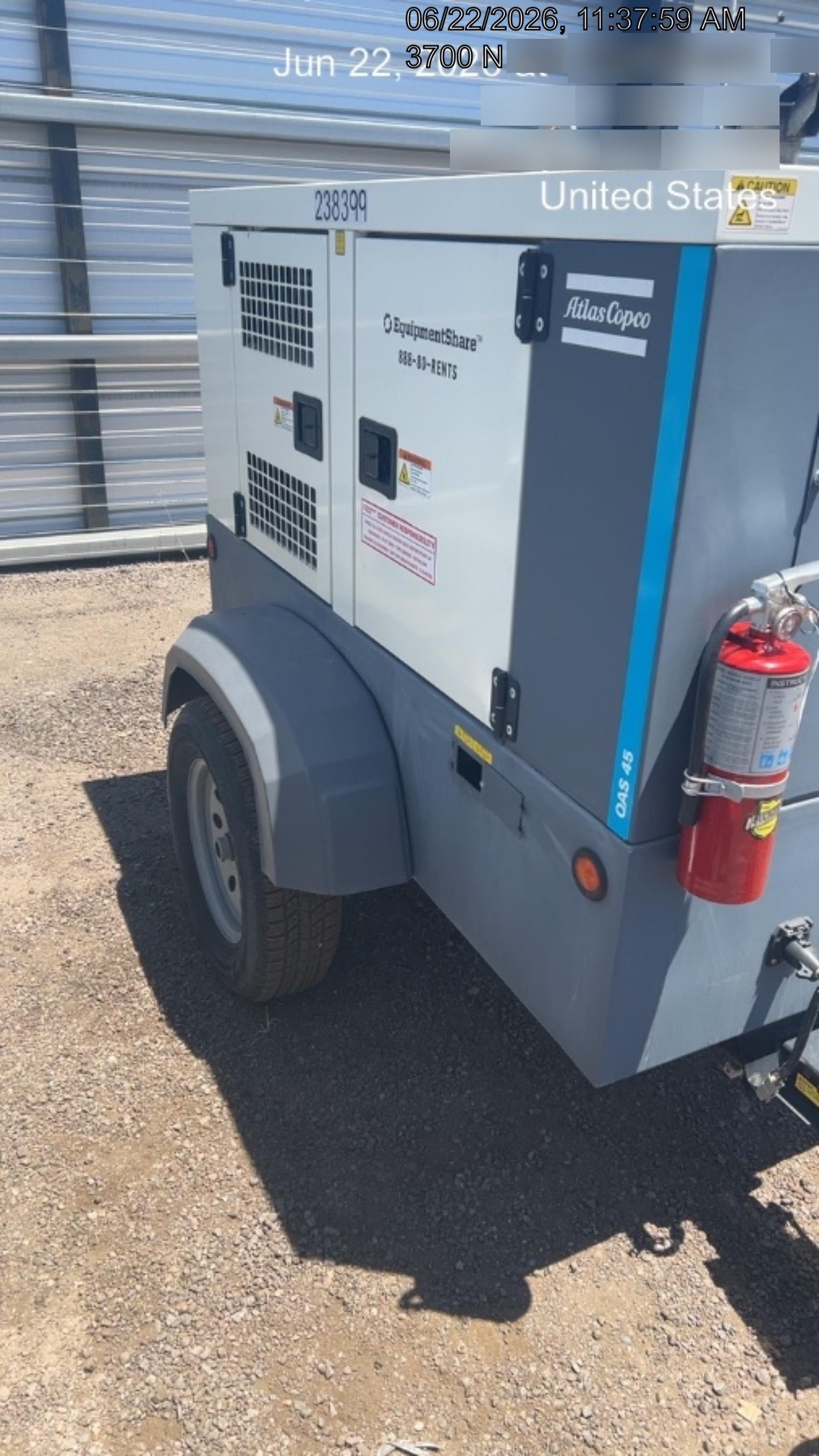 2022 ATLAS COPCO QAS45 CWK
