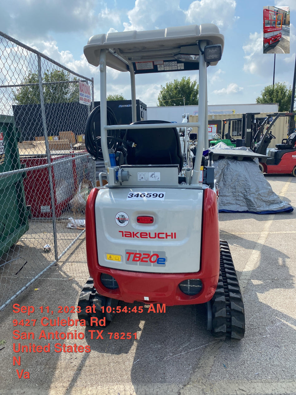 2023 TAKEUCHI TB20e