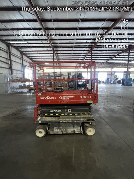 2024 Skyjack SJ3219 Electric Drive, Sld NM Tires, DBcns, RFRails, Power to Platform, T3 + Access Control