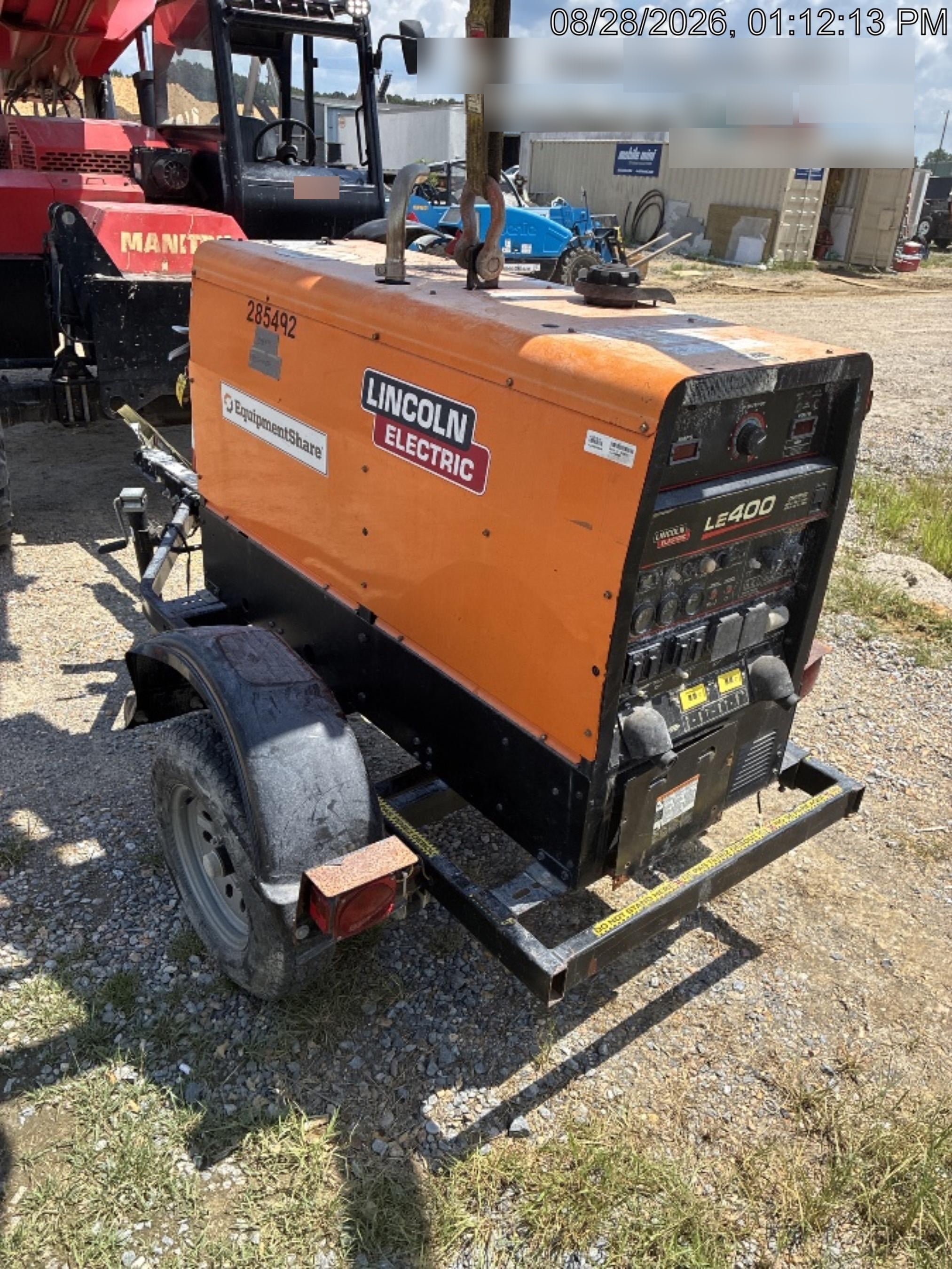 2022 Lincoln Electric LE400 Kubota V1505, Trlr, Cable Rack, Light Kit, ES Decals, T3