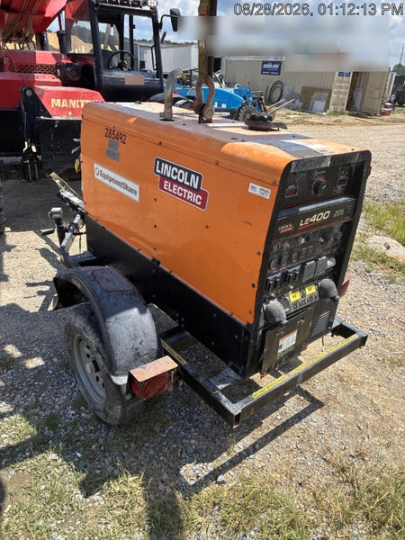 2022 Lincoln Electric LE400 Kubota V1505, Trlr, Cable Rack, Light Kit, ES Decals, T3
