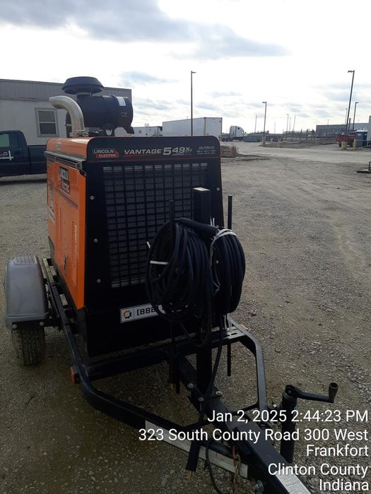 2022 Lincoln Electric Vantage 549X Crosslink Technology, Trailer Mounted, ES Decals, T3