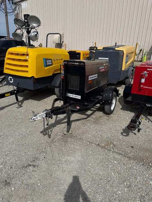 2019 Lincoln Electric Vantage 322 Welder Ready-Pak 3, Two wheel trailer, Fender and Light kit, Cable Rack