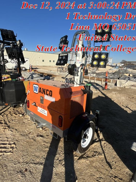 2024 Wanco WLTT-4MM4K Diesel, Deep Sea Controller, Shore Power Plug, Auto Start, (4) 350W LED Floodlights, 4kW Generator, 60 Gal Fuel Tank, 2" Ball, T3